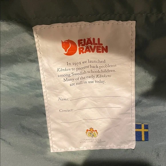 Fjallraven Kanken Frost Green Backpack - Picture 12 of 16
